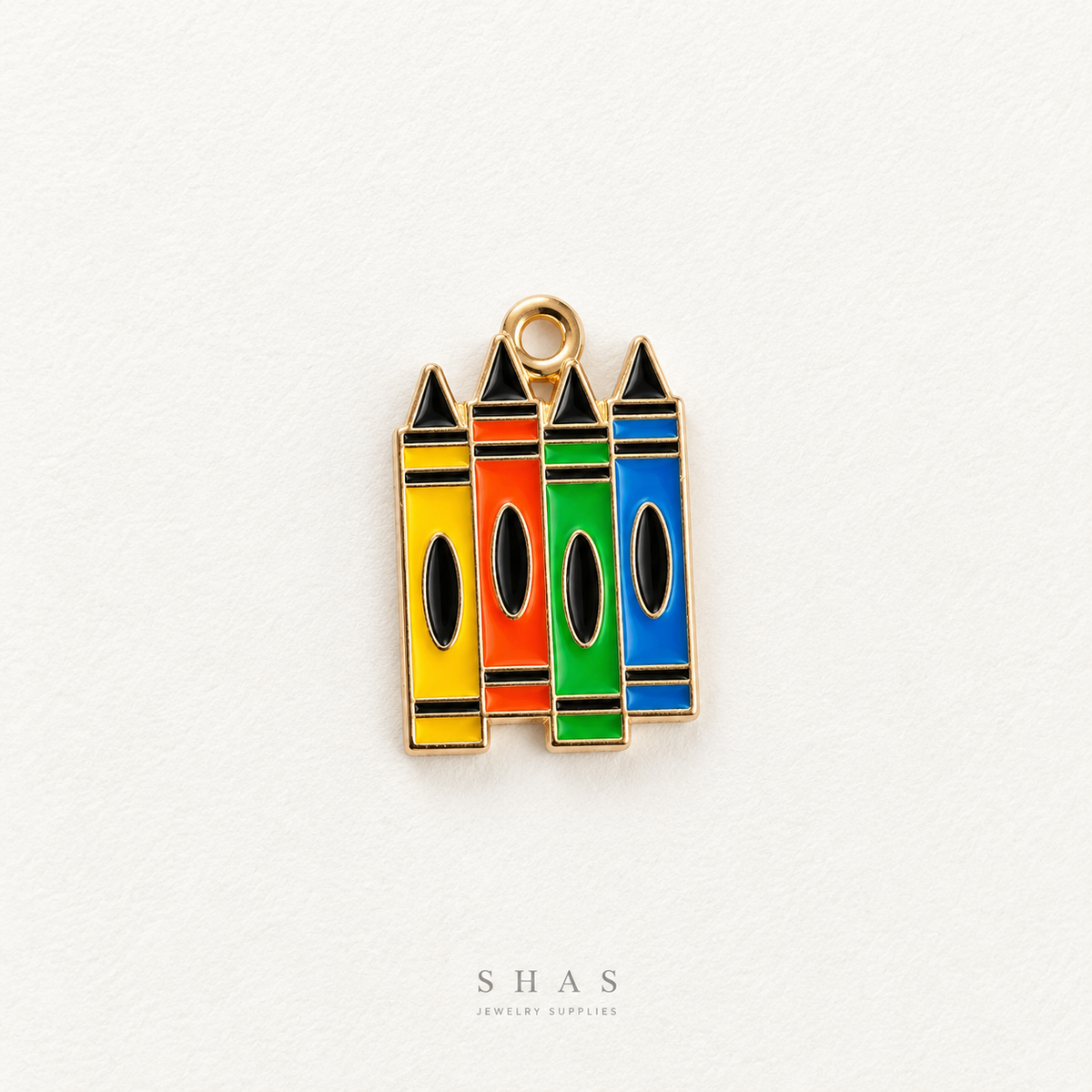 EC08Y Crayons Enamel Charm ( 1 pc ) High Quality Shine