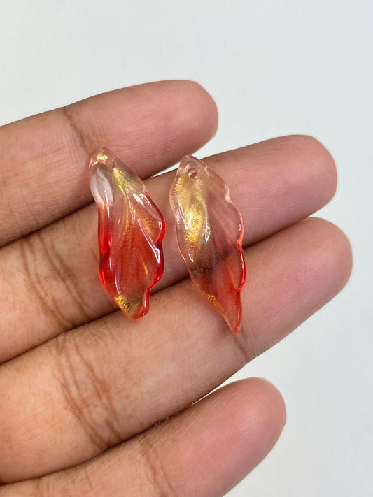 GB47 Glittery Crystal glass bead ( 1 pc ) ( 4:25 mm )
