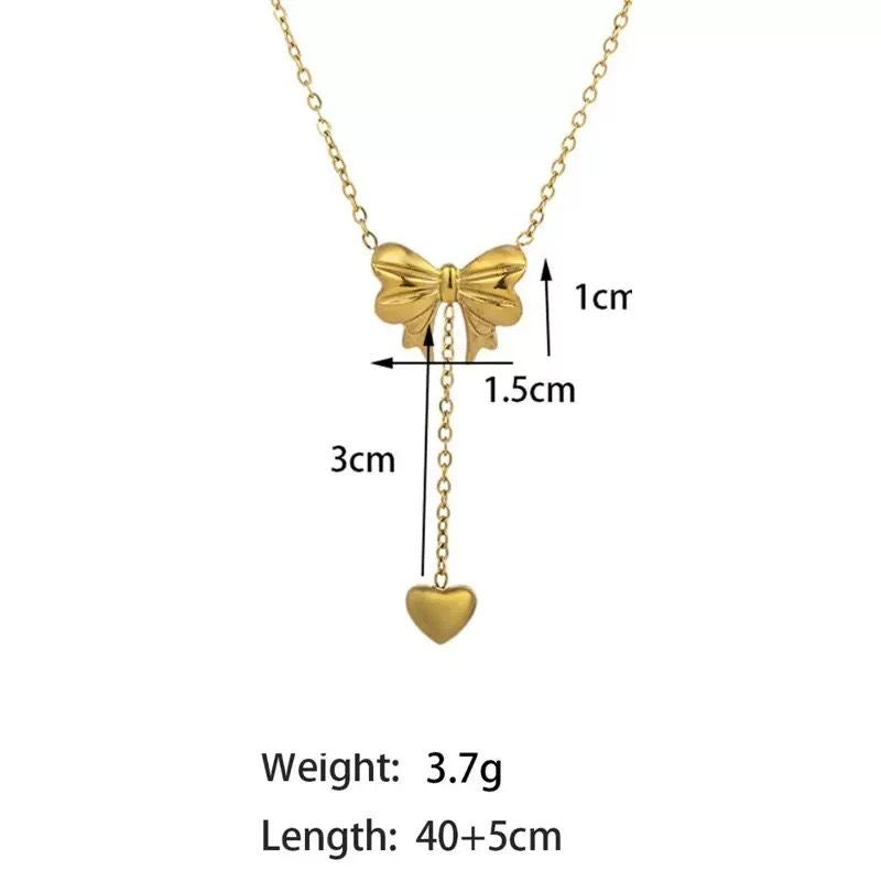 NSJ51A necklace - 18k gold PVD plated