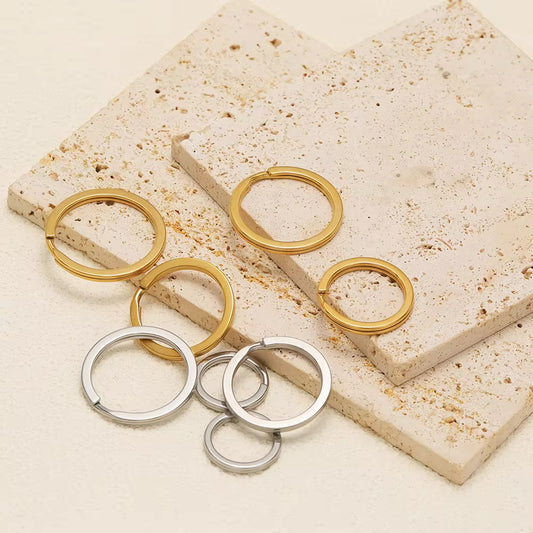 SS 1396 Silver Key Ring 25mm 316 Stainless steel ( 1 pc ) Anti tarnish