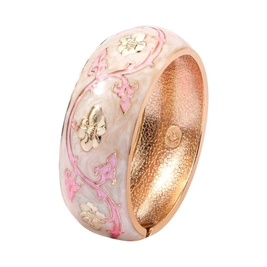 GP 28 Rose gold Big floral Vintage Cuff - Anti tarnish