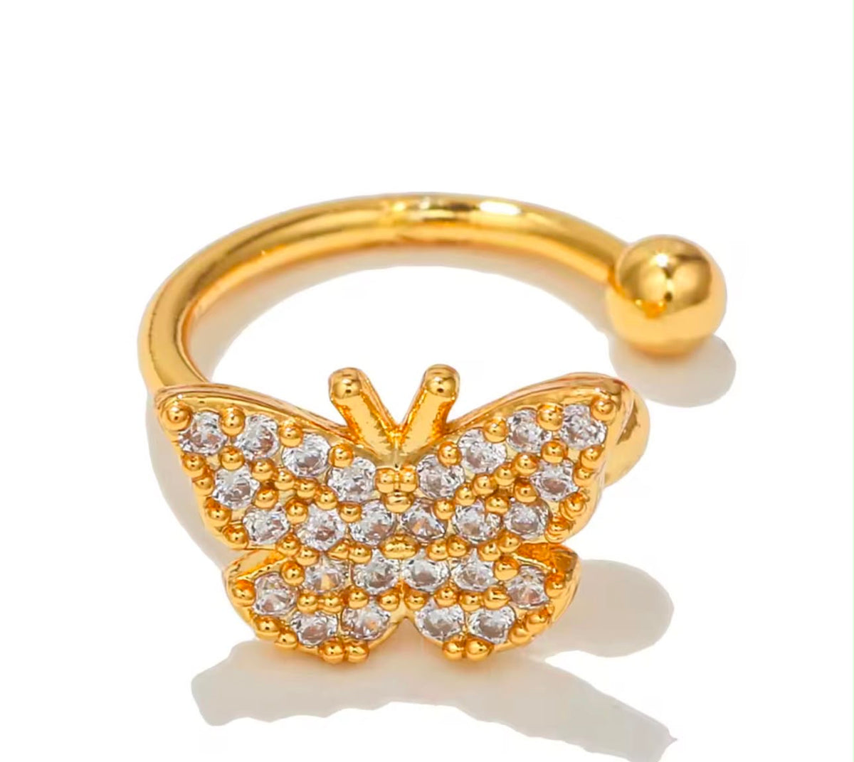 CJ01C (1 Pc) 18k gold copper plated