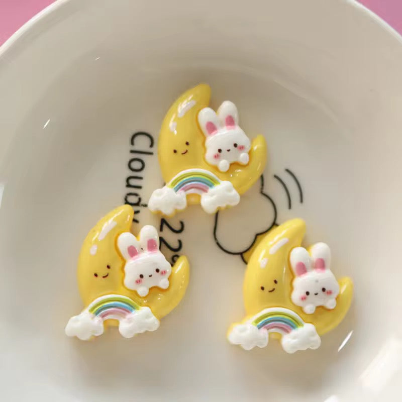 BBB 035 (A) Cute Kawaai resin charm with hook ( 1 pc )