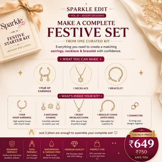 Sparkle Edit™ Vol. 01 – Festive Starter Kit | DIY Jewelry Making Kit