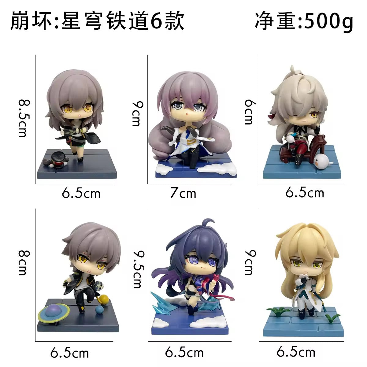 Honkai Star Rail Jing Yuan luocha Cartoon Anime figurines ( 1 pc ) Mystery box