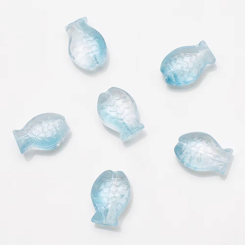 BBB 94 Fish Crystal glass beads ( 1 pc )