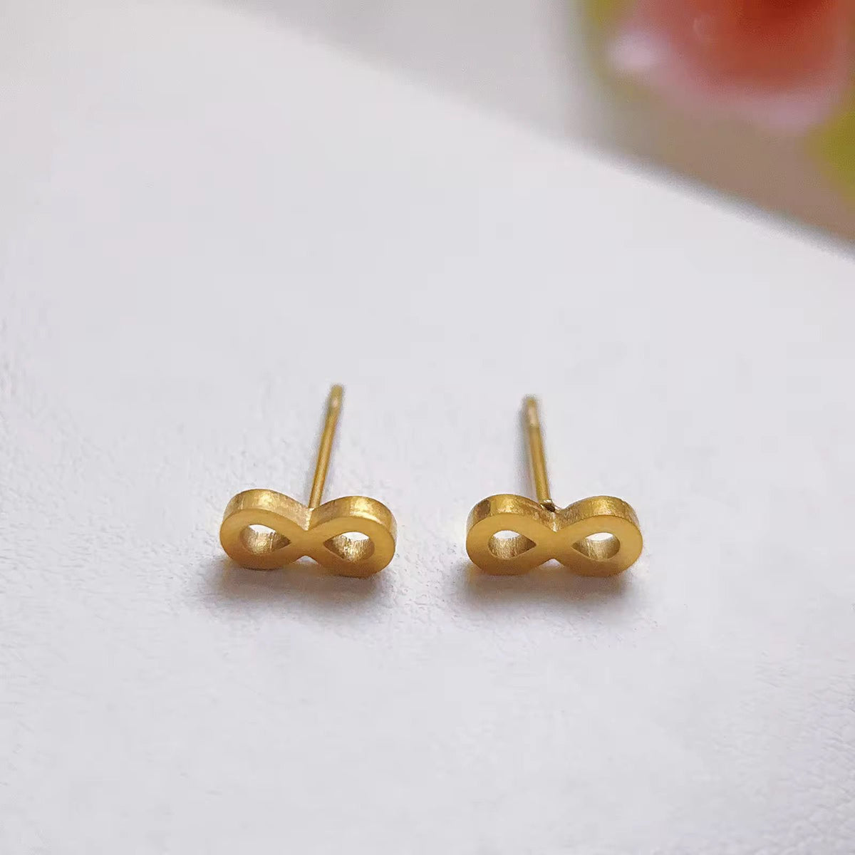 ESJ29C Infinia Mini Studs 18k Gold PVD plated