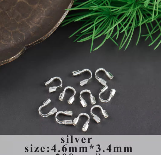 SP 1350 U wire protector silver plated ( 1 pc ) anti tarnish