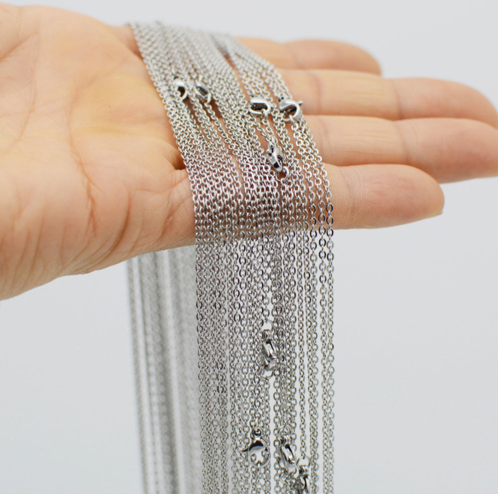RC 51 Stainless steel chain ( 1 pc ) Anti tarnish ( 1.5 mm )