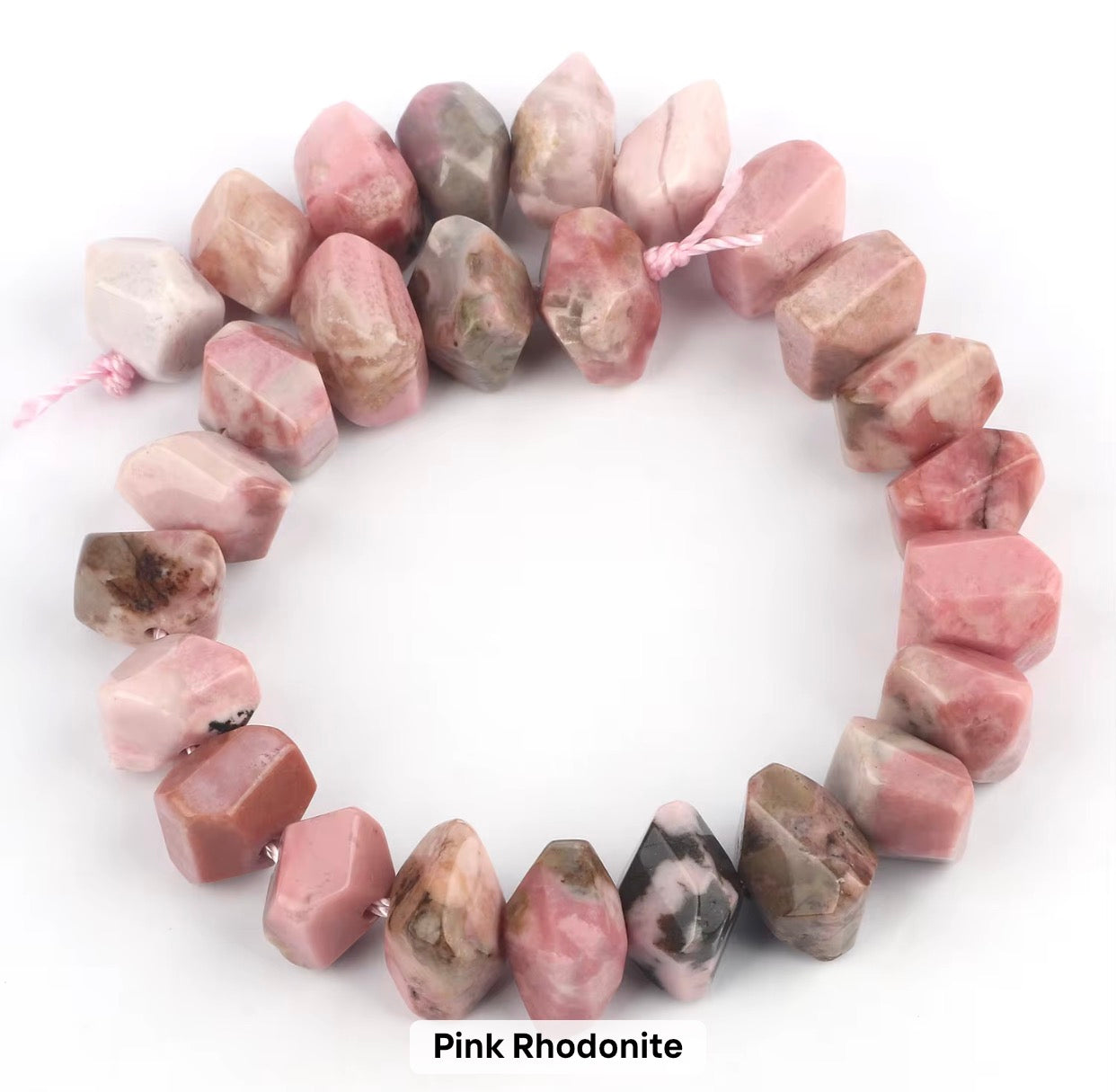 GB03 Natural Faceted Irregular stone bead - Natural Gemstone Bead ( 1 pc ) AAA Quality