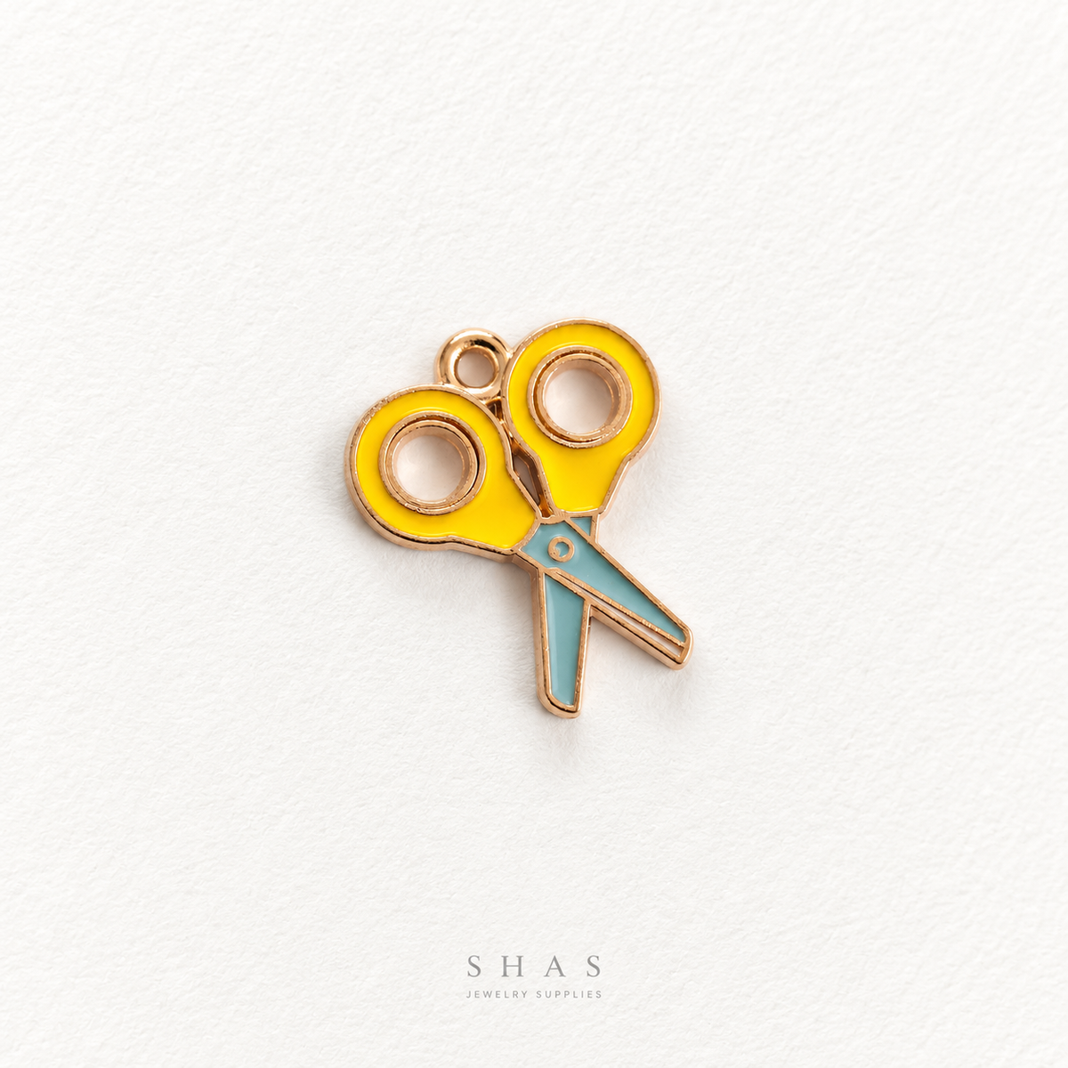 EC09B Scissors Enamel Charm ( 1 pc ) High Quality Shine