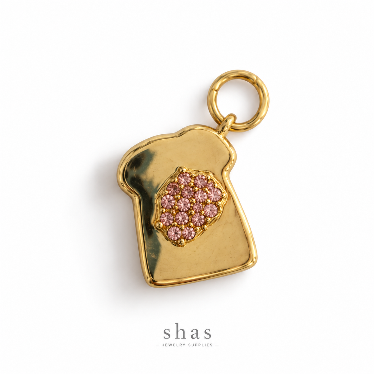 PC07N Toast 3D Charm ( 1 pc ) Premium Collectible