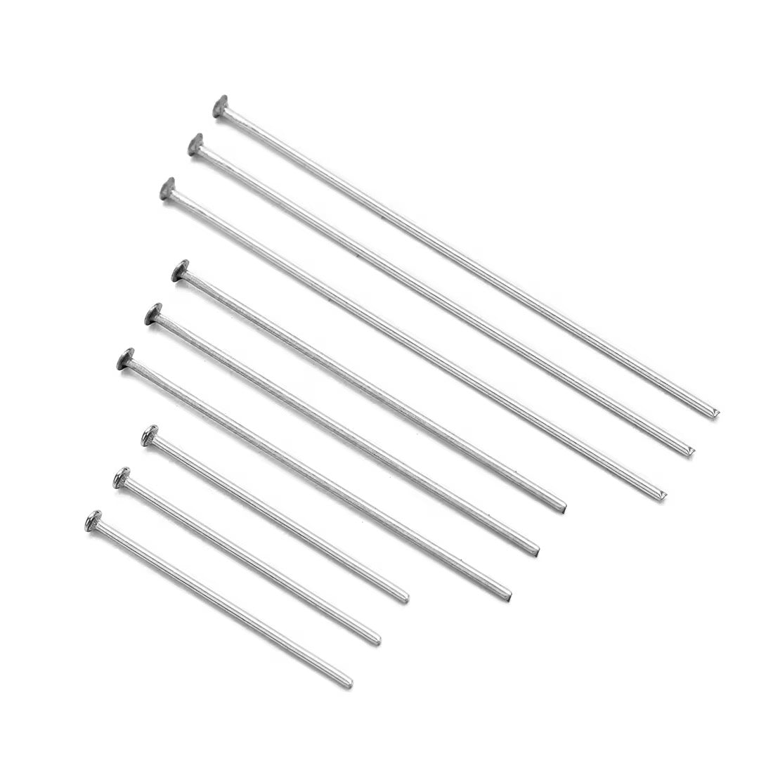 Silver plated Head pin ( 1 pc ) anti tarnish