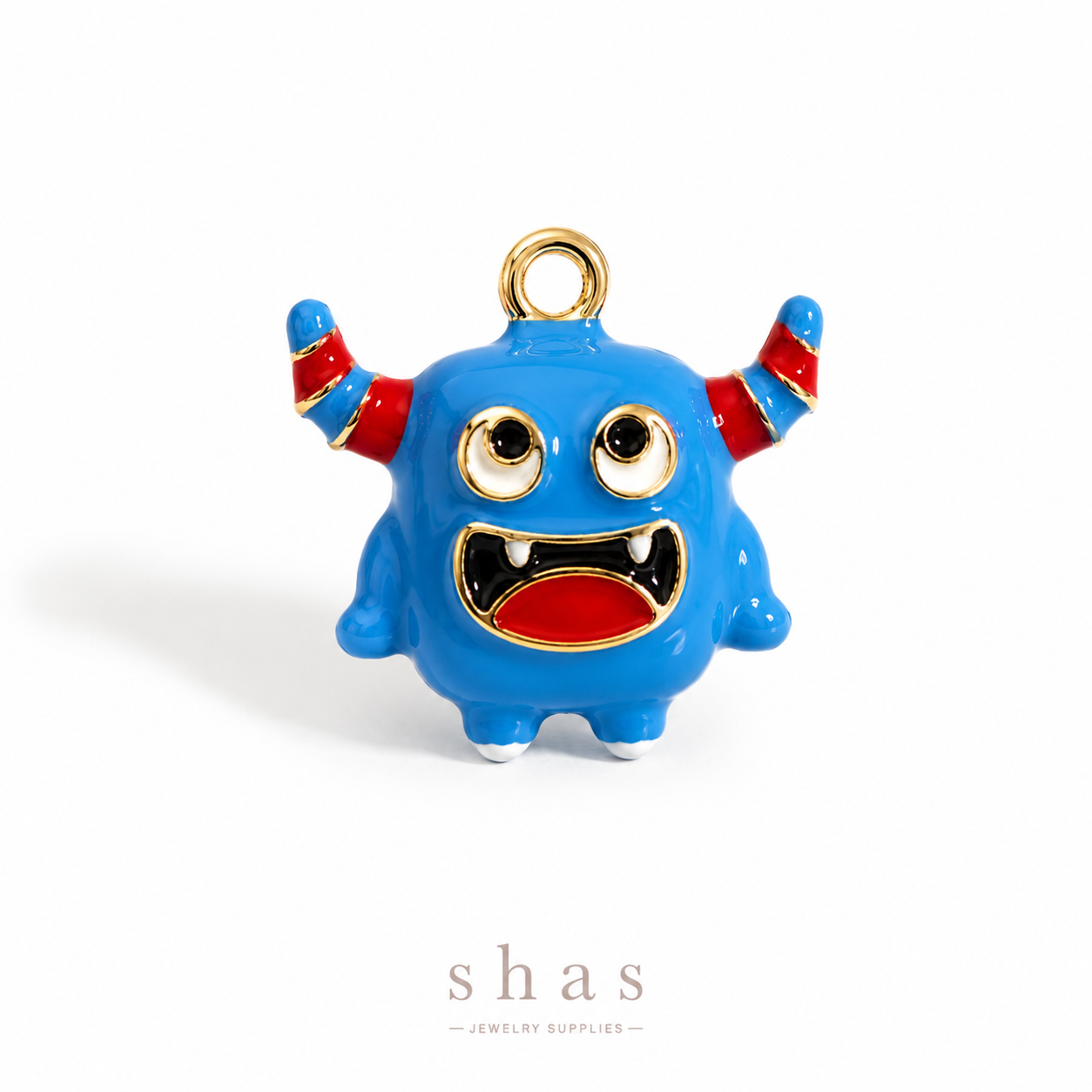 PC02O Monster Charm 3D Statement Charm - PVD plated ( 1 pc ) Premium Collectible | Anti tarnish