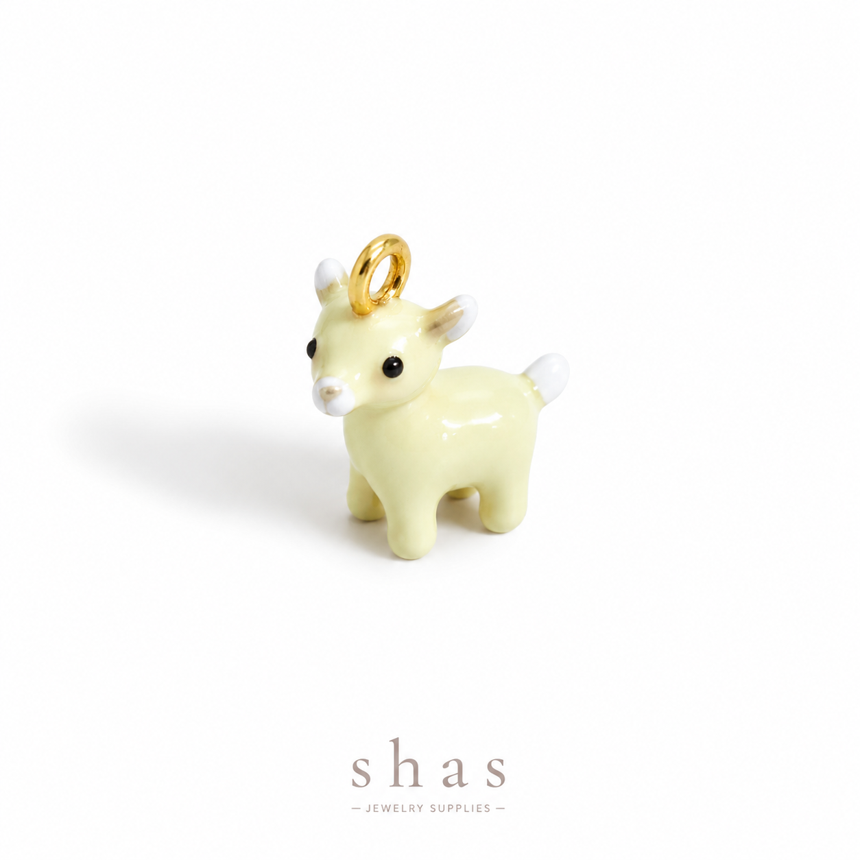 PC03E Sheep Charm 3D Statement Charm - PVD plated ( 1 pc ) Premium Collectible | Anti tarnish