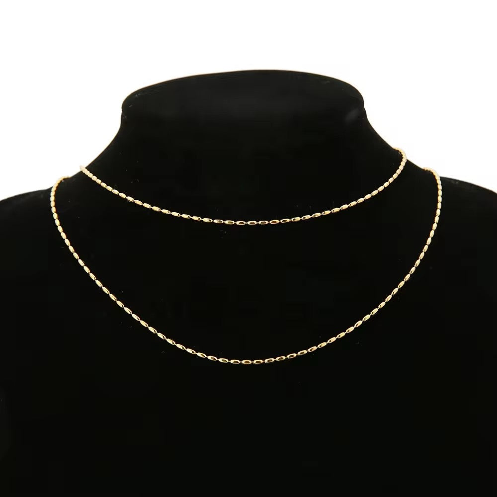 CN 425 Bead Chain Silver PVD 316 Stainless steel ( 1 feet ) Anti tarnish