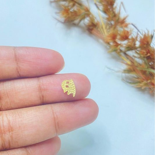BC02L Tiny Ghost brass Charm ( 1 pc ) Raw material
