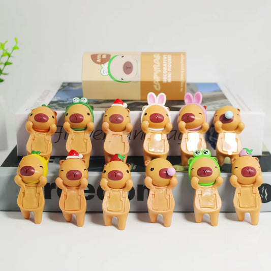 AS 06 Capybara Anime PVC hippers ( 1 pc ) Secret blind box