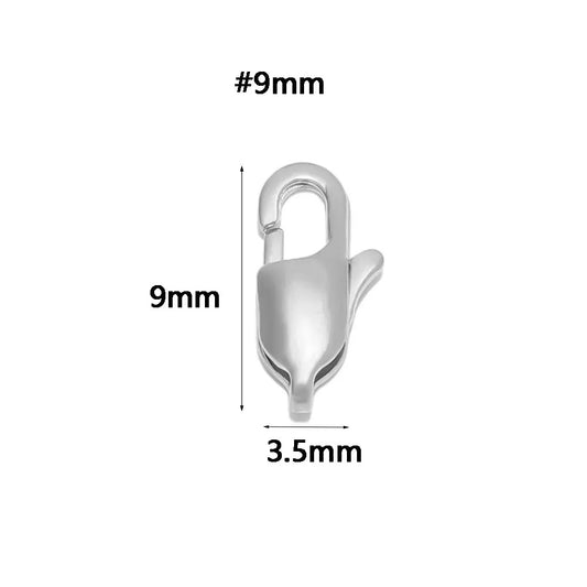 SS 2021 - Lobster clasp stainless steel ( 1 pc ) Anti tarnish