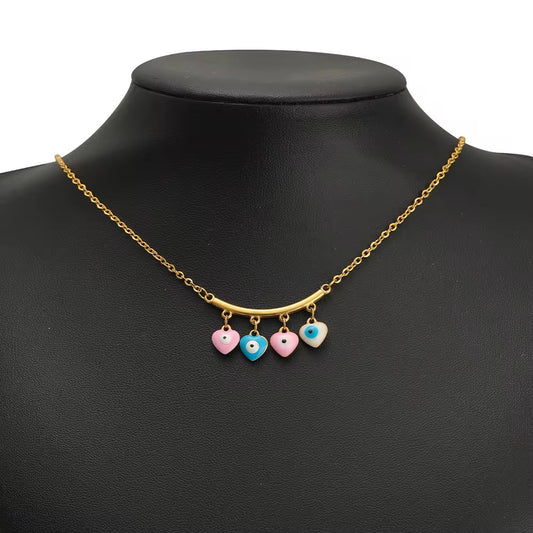 SS 2761 Bend Connector 18k Gold plated stainless steel ( 1 pc ) anti tarnish ( 40 mm )