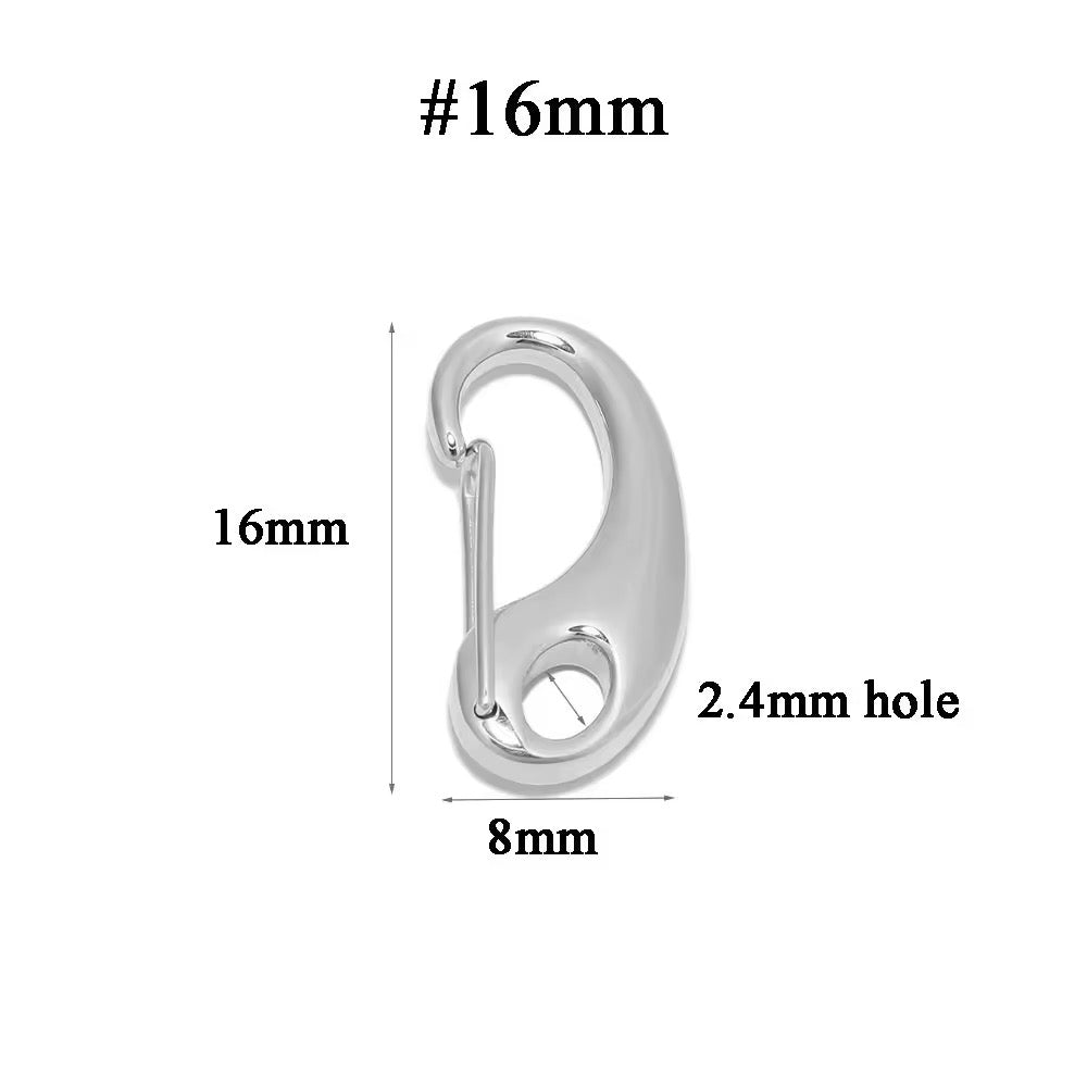 SS 3250 D Clasp ( 1 pc ) PVD plated