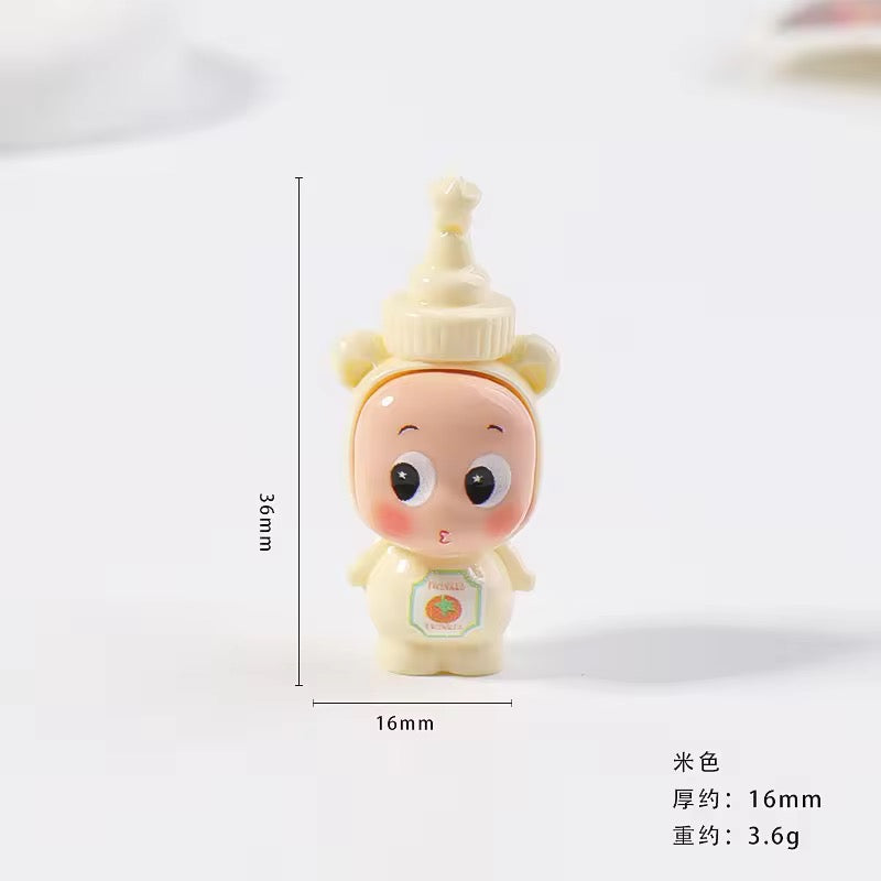 BBB 336 (d) Jam star Cub Cartoon Resin charm ( 1 pc ) with Hook