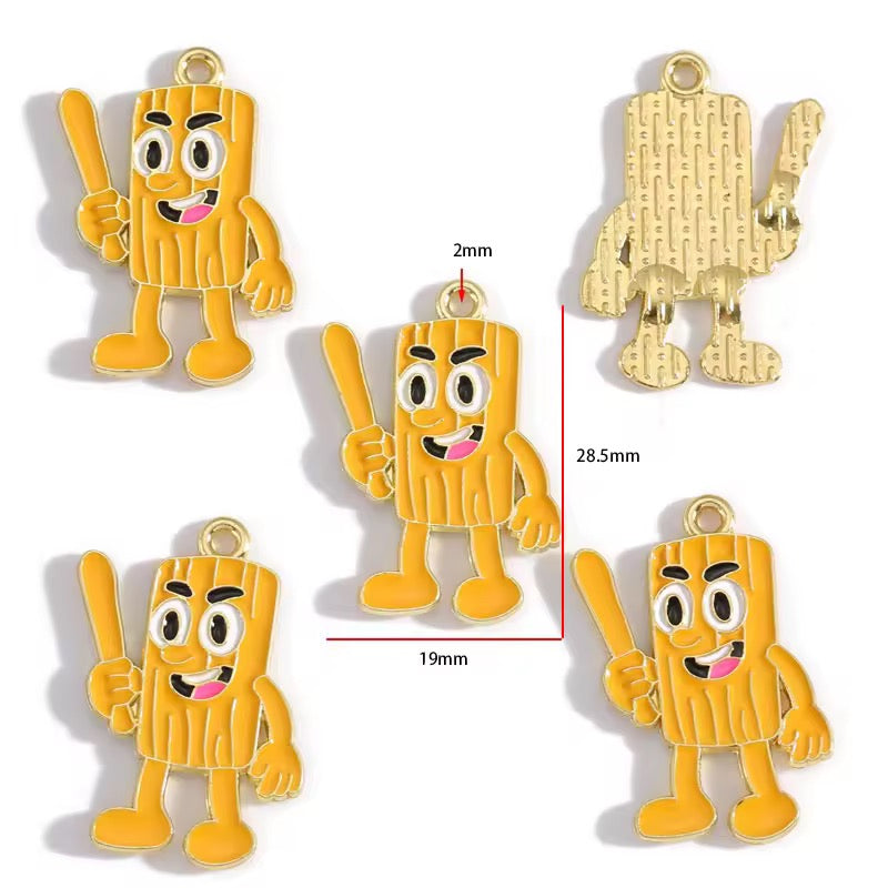 BBB 391 (f) Cartoon Enamel Charm ( 1 pc ) High Quality Shine