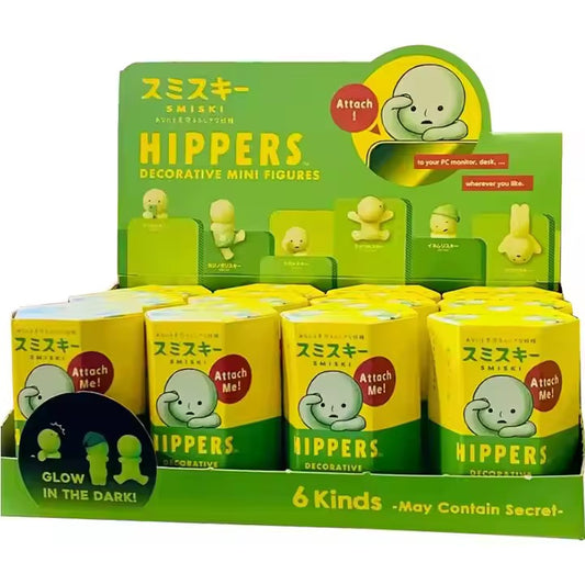 Smiski Hipper series - glow in the dark ( 1 pc ) Secret blind box