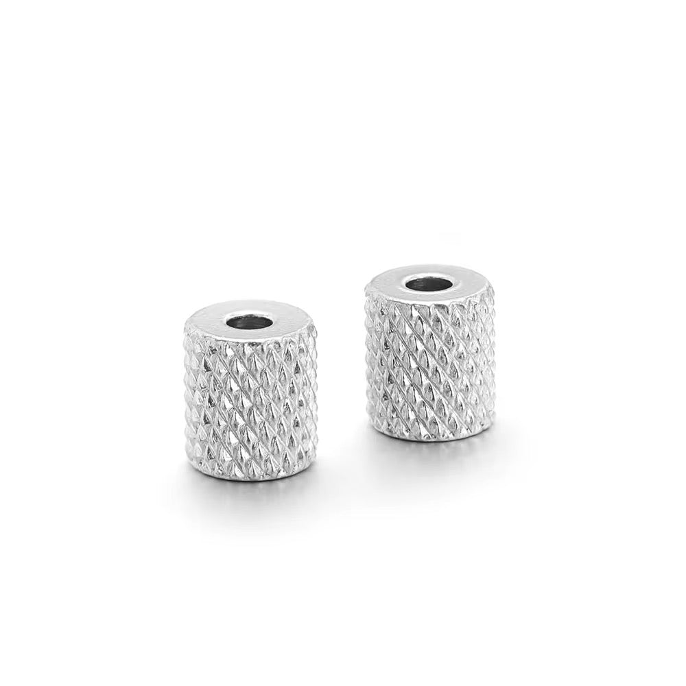 SS 2922 Pineapple Spacer Silver plated stainless steel ( 1 piece ) Anti tarnish ( 7:6 mm )