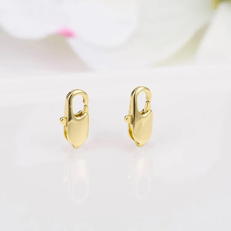 GP 1247 lobster clasp 14k gold plated ( 1 pc ) anti tarnish