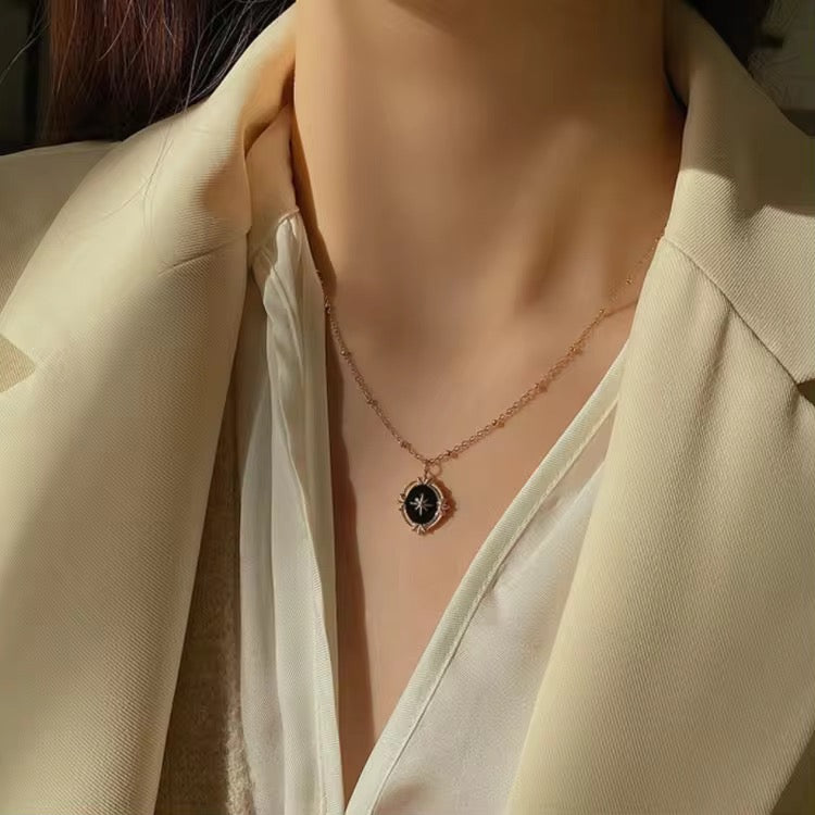SS 164 Retro Vintage necklace- 18k gold plated stainless steel - Anti tarnish - Wholesale