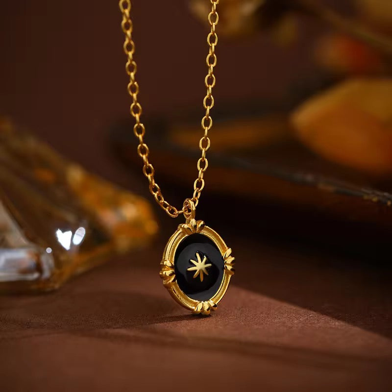 SS 164 Retro Vintage necklace- 18k gold plated stainless steel - Anti tarnish - Wholesale
