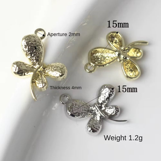 SS 2116 Butterfly Charm Alloy Premium ( 1 pc ) Tarnish Resistant ( 15:15 mm )