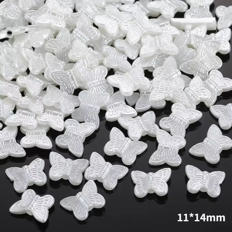 BBB 040 Butterfly Acrylic bead ( 1 pc )