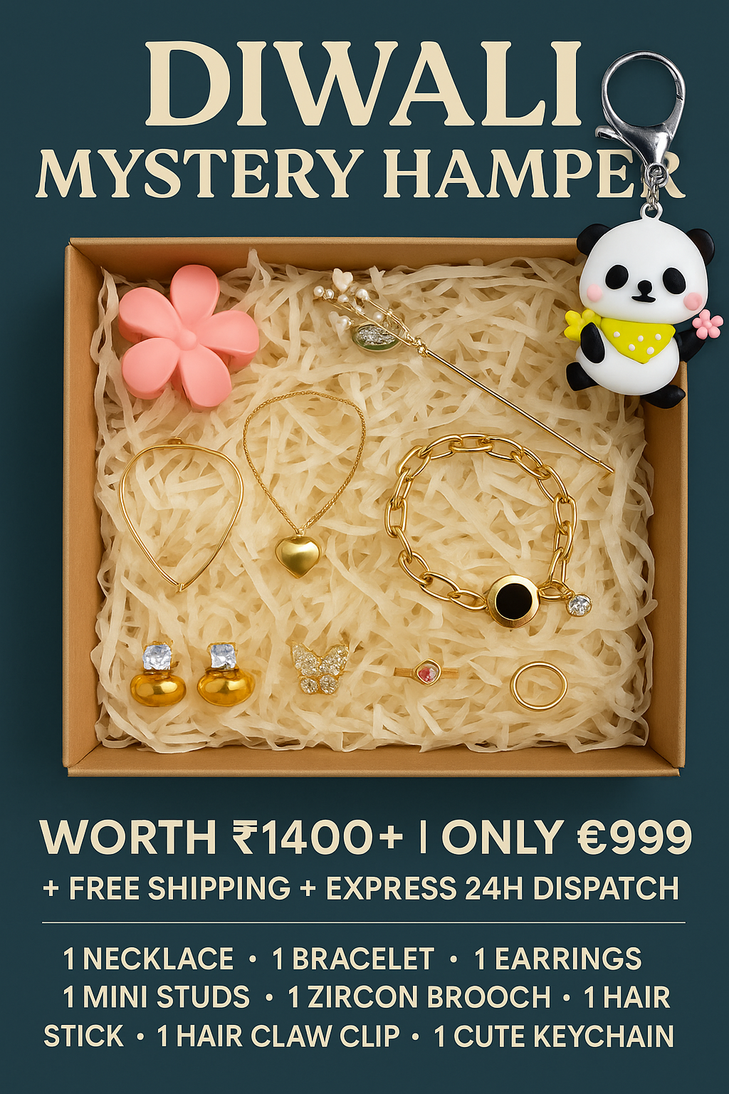 Diwali Mystery Jewelry Hamper ๐โจ with Free Shipping