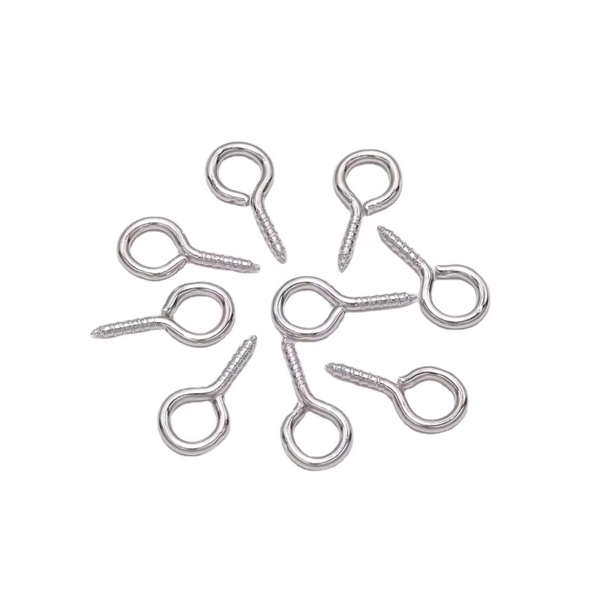 SS 1925 - Eye pin steel plated Stainless steel( 1 pc ) Anti tarnish