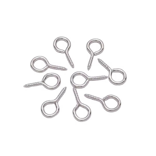 SS 1925 - Eye pin steel plated Stainless steel( 1 pc ) Anti tarnish