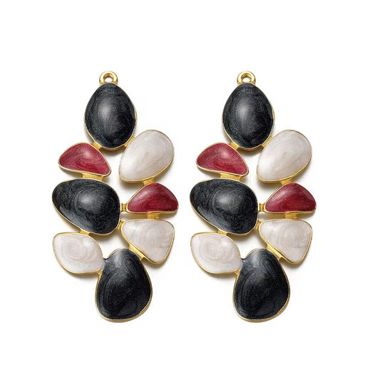 SS 2421 - Vintage style charm 18k gold plated Stainless steel ( 1 pc ) Anti tarnish