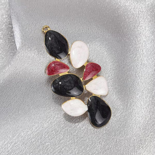 SS 2421 - Vintage style charm 18k gold plated Stainless steel ( 1 pc ) Anti tarnish