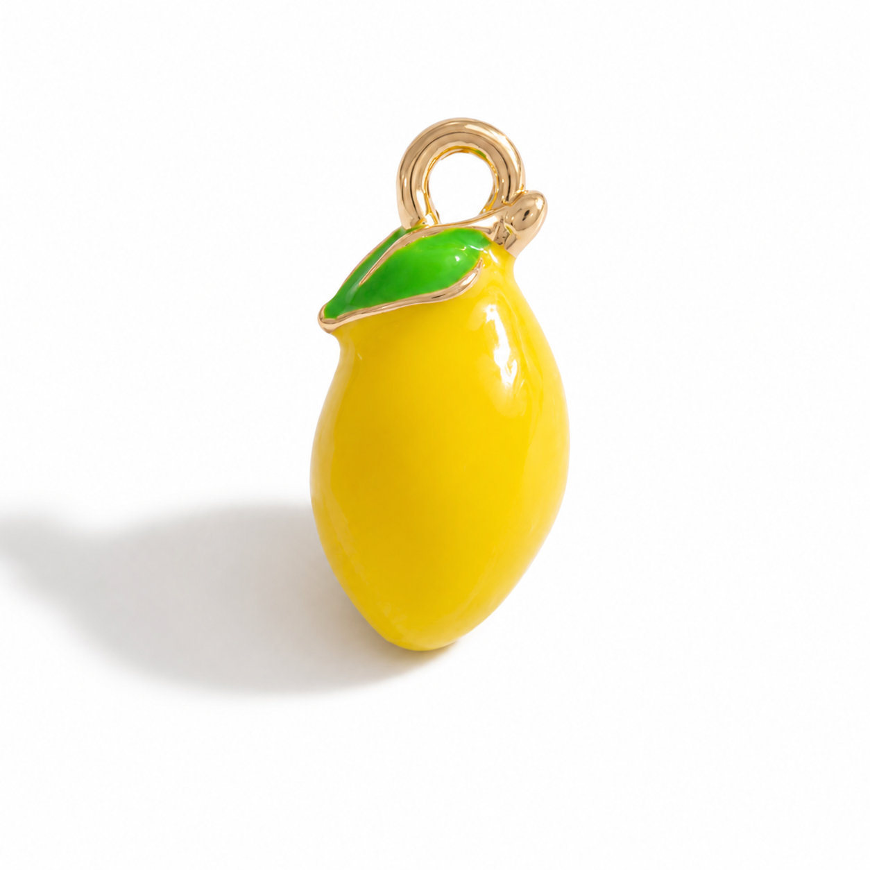 PC01A Mango Summer Fruit 3D Statement Charm - PVD plated ( 1 pc ) Premium Collectible | Anti tarnish