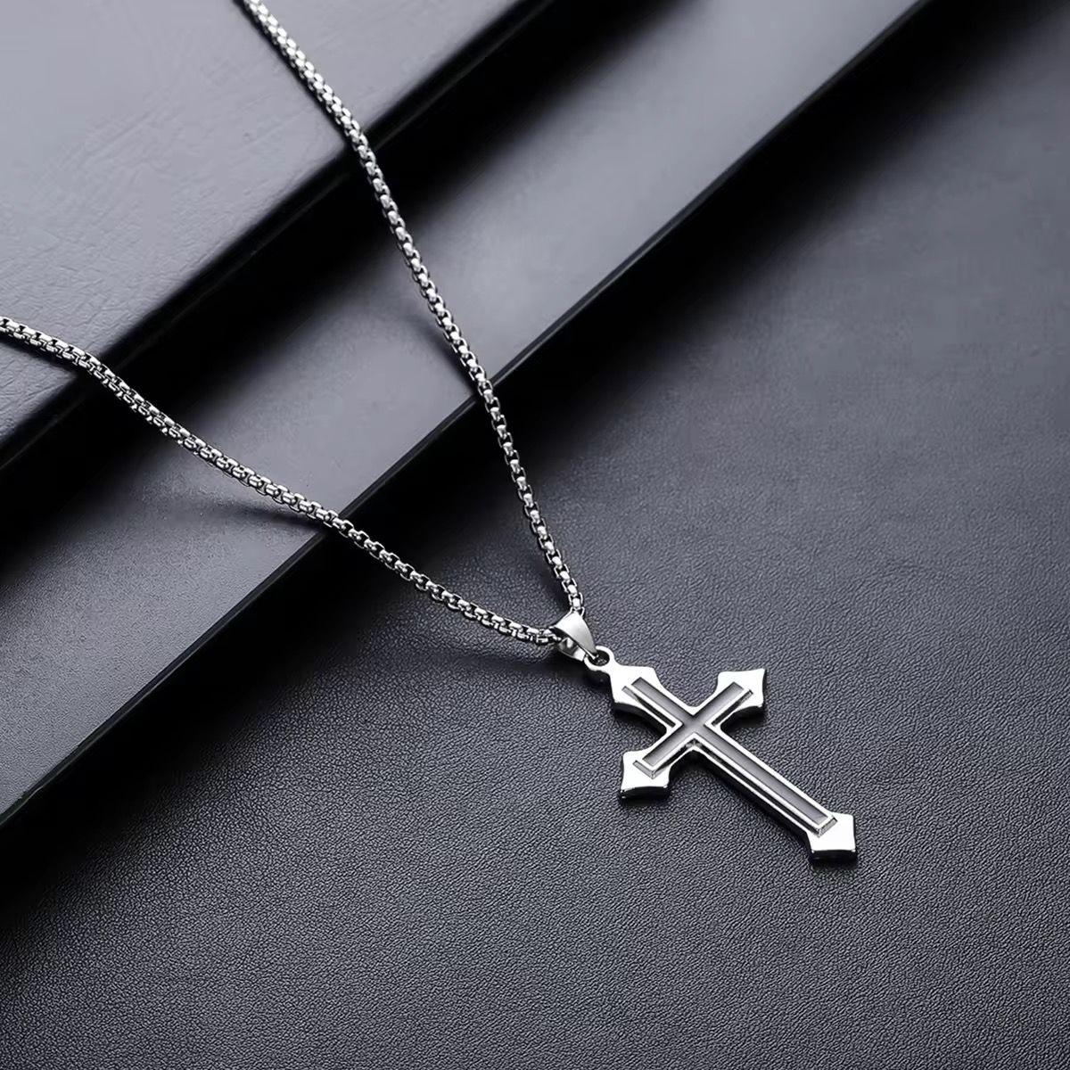 MEJ01B Necklace - Silver PVD plated