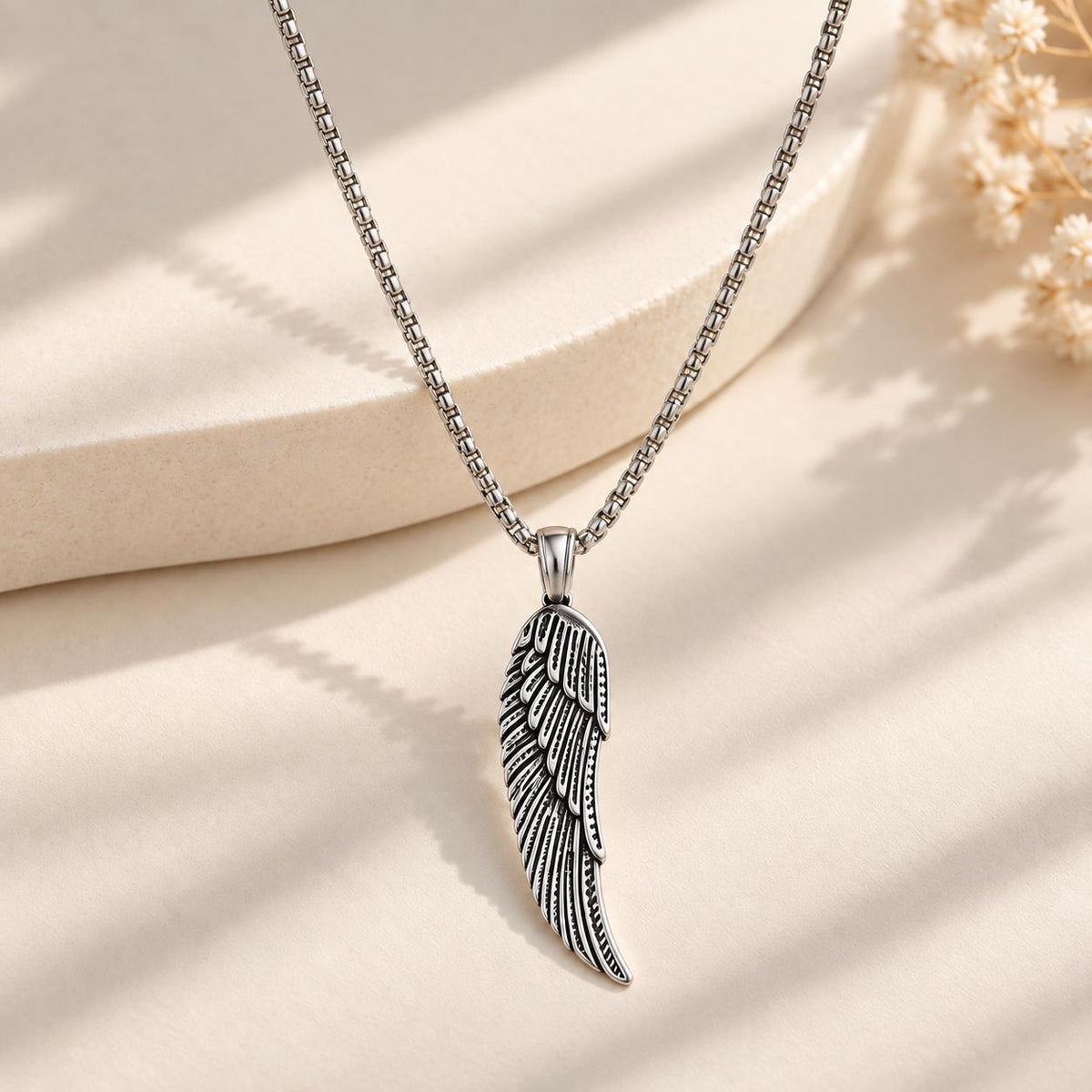 MEJ01G Necklace - Silver PVD plated