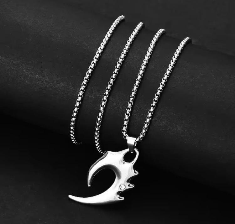 MEJ02G Necklace - Silver PVD plated