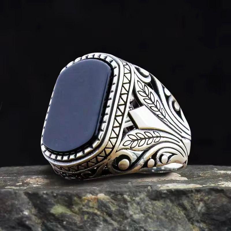 MEJ03E Rings - Silver PVD plated