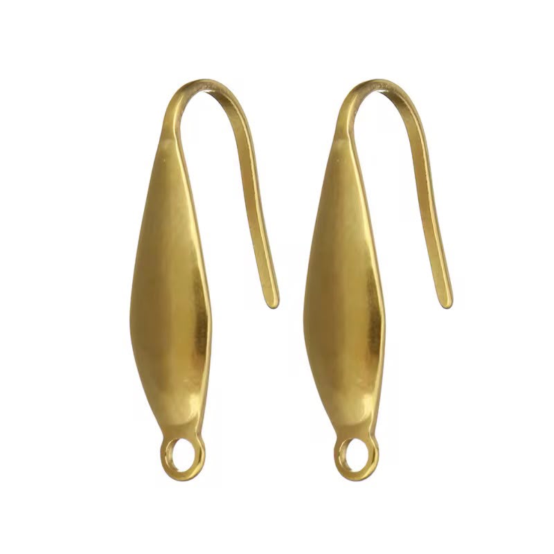 STS42 Flat Hook 18k Gold ( 2 pc ) PVD Plated