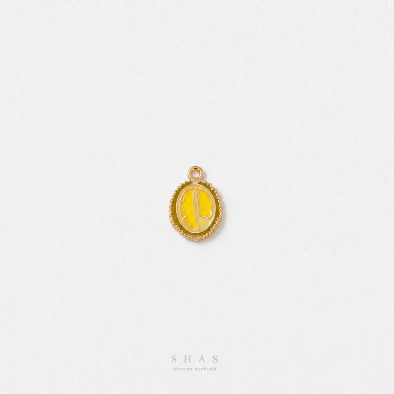 EC05C Jack Fruit Enamel Charm ( 1 pc ) High Quality Shine