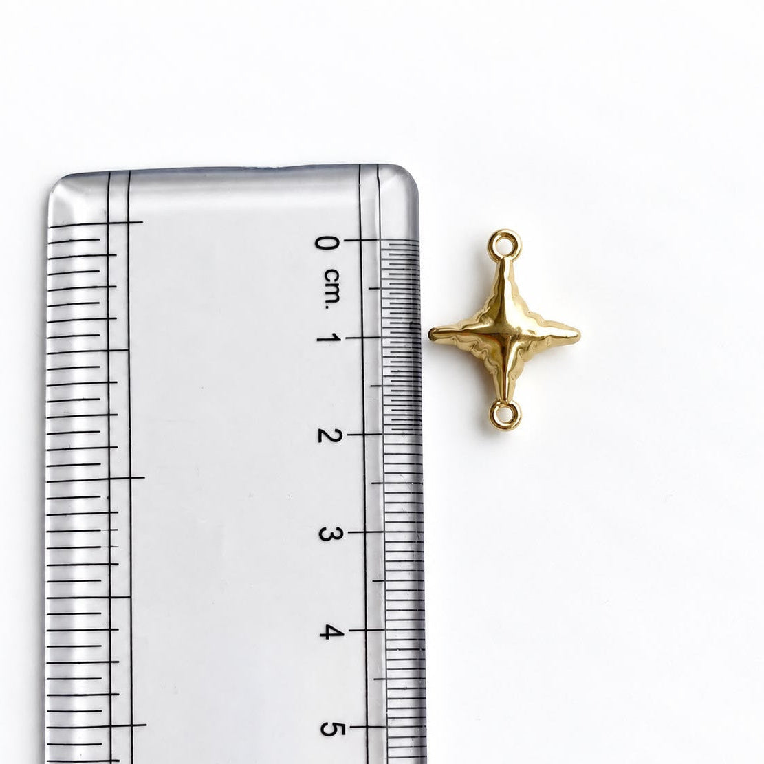 AC06F Tiny Star Connector Charms ( 1 pc ) High Quality Alloy