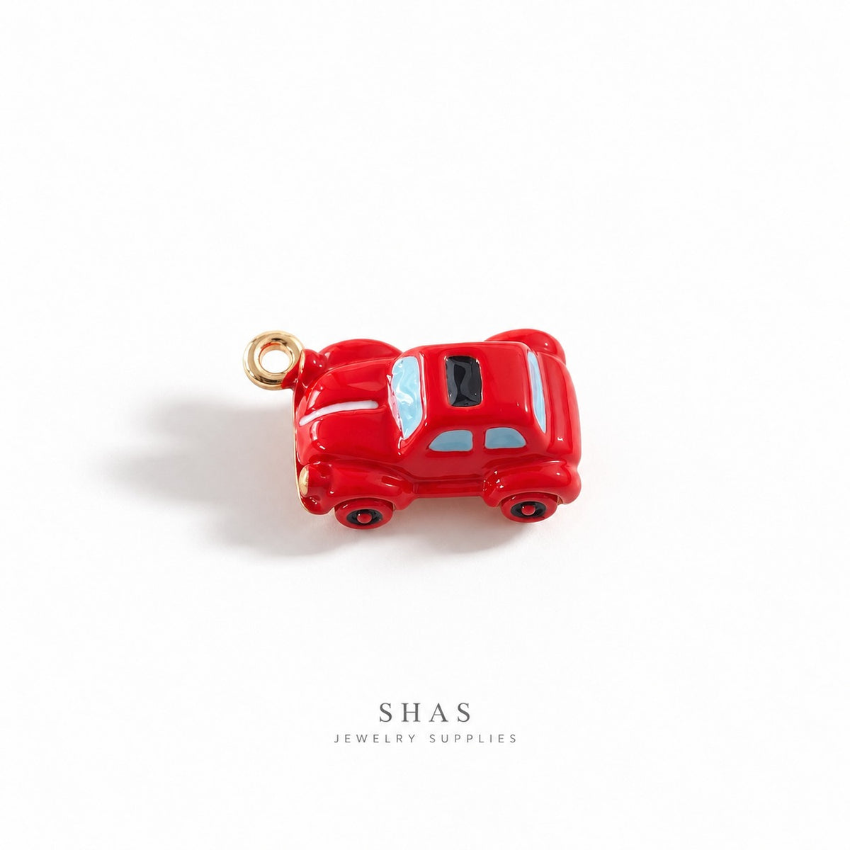 PC07T Red Car 3D Charm ( 1 pc ) Premium Collectible