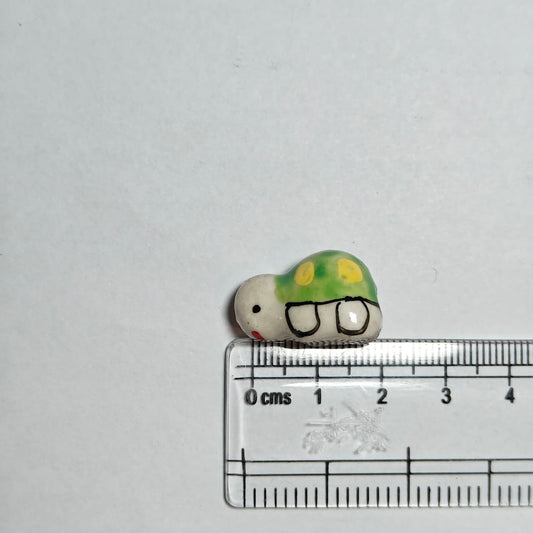 PCB02H Turtle Ceramic Bead ( 1 pc ) Porcelian Ceramic