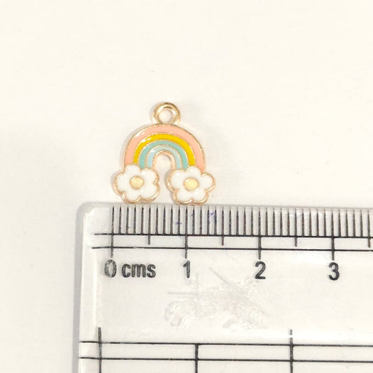 EC03J Rainbow Enamel Charm ( 1 pc ) High Quality Shine